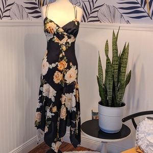Emme 1968 Vintage Floral Handkerchief Dress